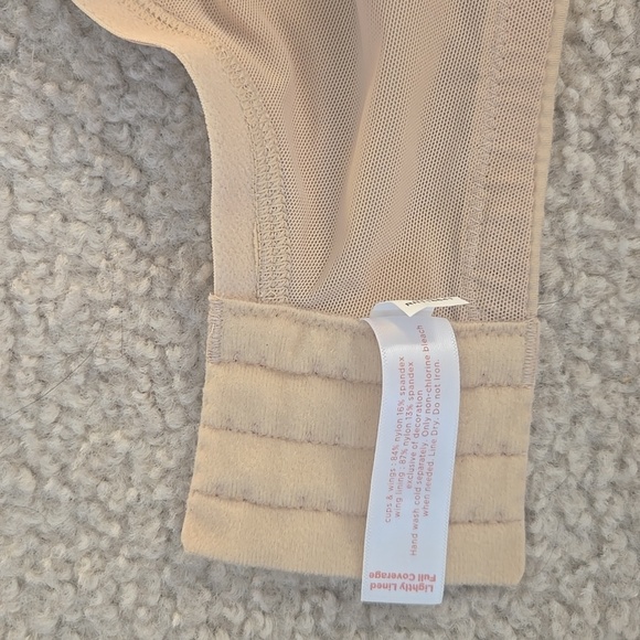 Cacique Lightly Line Full Coverage Nude Tan Bra 42F - Picture 5 of 10
